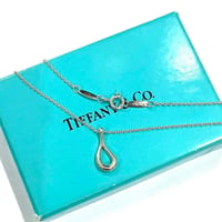 SALE煌めく一粒サファイア1757輝くTIFFANY＆CO ティファニーシルバー