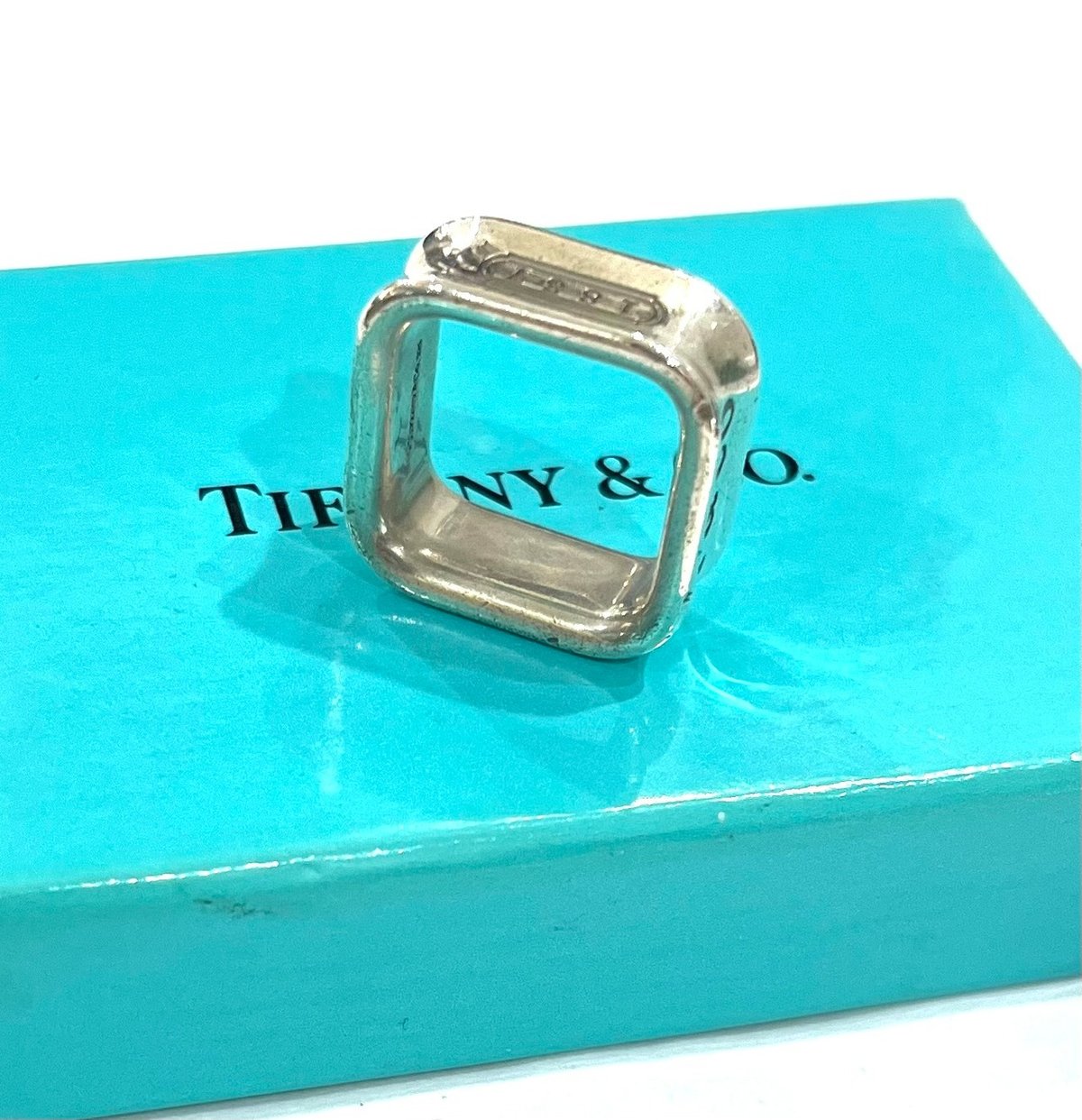 TIFFANY&CO. 1837 スクエアリング Tiffany ティファニーシルバー925