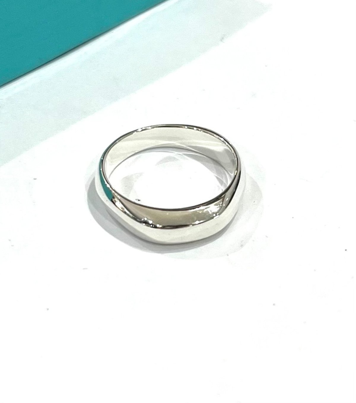 1823 美しいラインTIFFANY&CO. エッジリング 13号 シルバー925