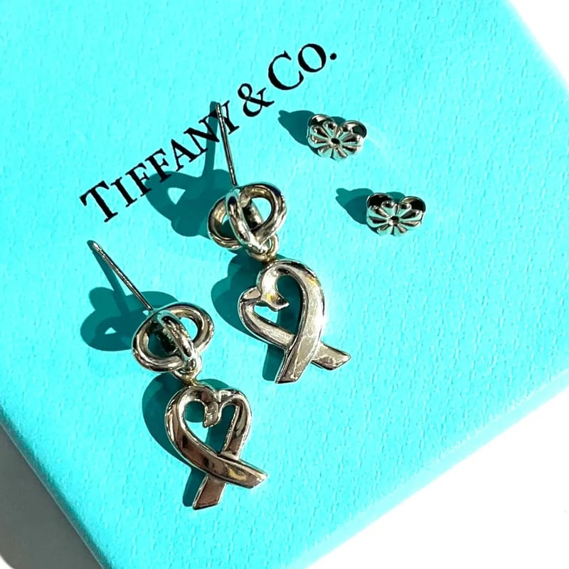 s*o様 Tiffany ピアス　925 TIFFANY&CO.】1890 スイングラビングハート ピアス／シルバー925