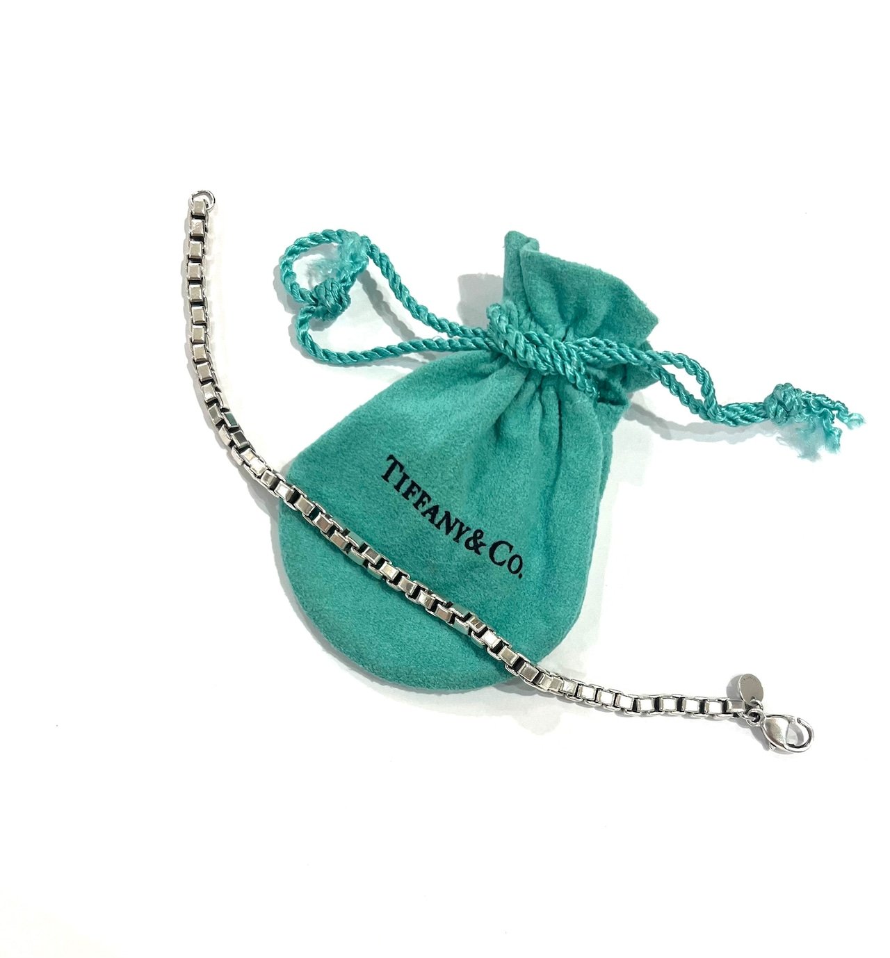 1788【TIFFANY & Co.】ヴィンテージ シルバー925 ベネチアンリンク