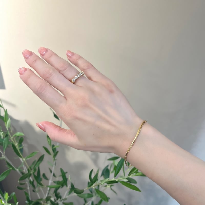 GIVENCHY ロゴ プレート ブレスレット シルバー メンズ 1-32 GIVENCHY