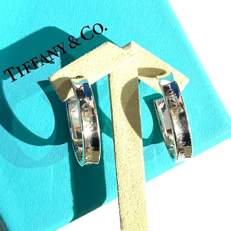 TIFFANY&CO.】1889 ナロー フープピアス／シルバー925／ヴィンテージ