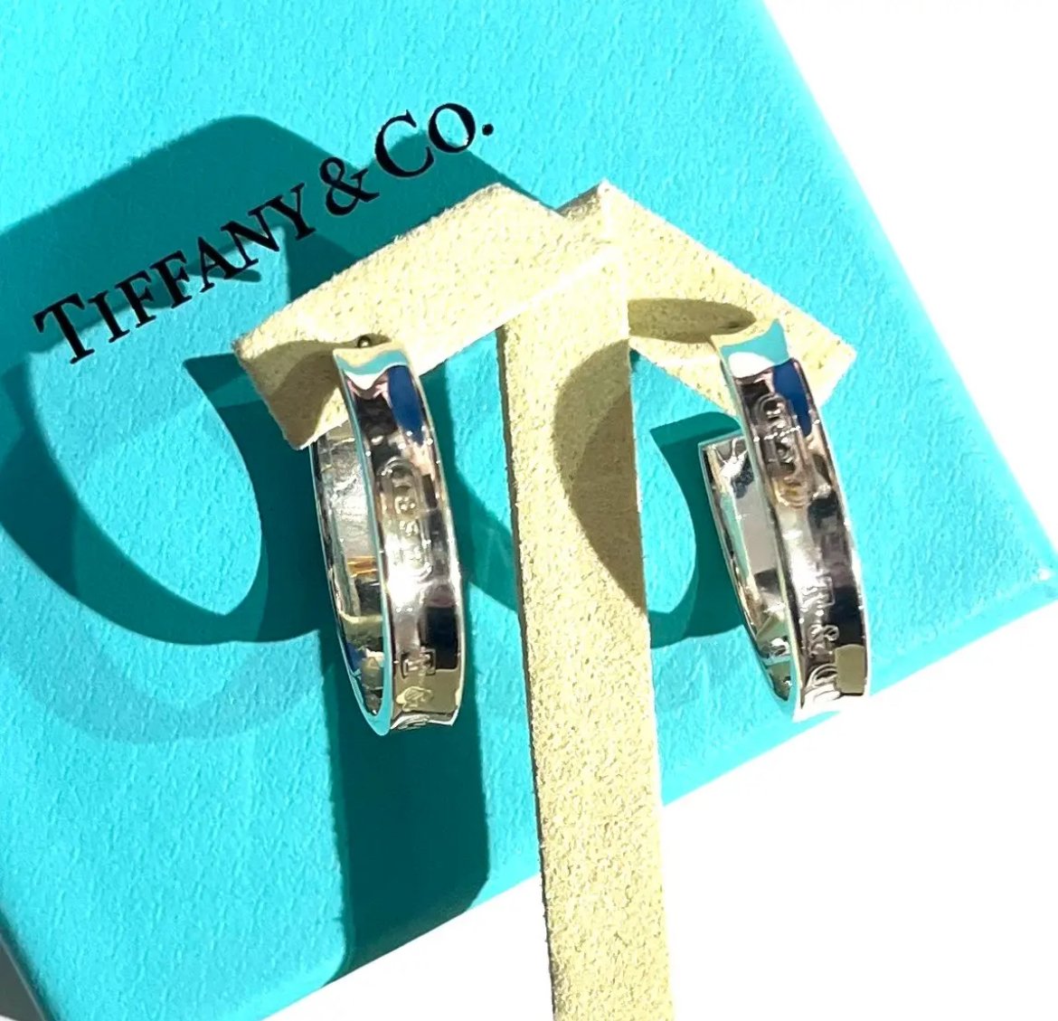 TIFFANY&CO.】1889 ナロー フープピアス／シルバー925／ヴィンテージ