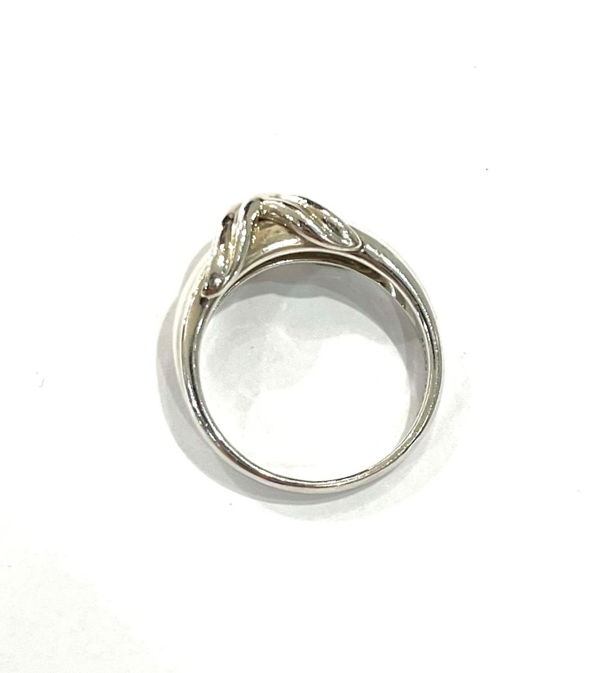 Tiffany & Co. シルバー ノットリング TIFFANY & Co. ワイド ノット リング シルバー ゴールド 925