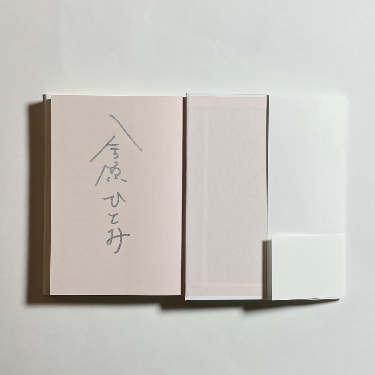 【ヒトリエ】　激レア　日比谷超絶野音セットリスト　クイズ当選　直書きサイン入り サイン本】金原ひとみ『踊り場に立ち尽くす君と日比谷で陽に焼かれる君
