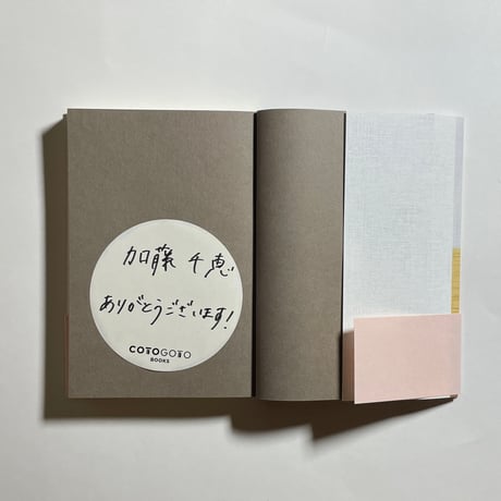 【対談動画付き、為書き入りサイン本】加藤千恵『今日もスープを用意して』