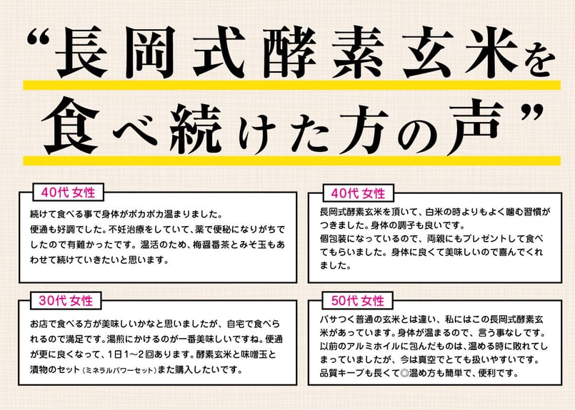 長岡式　酵素玄米　正規品セット スタートセット：酵素玄米1.5升/保温ジャー2升用/ペプチド