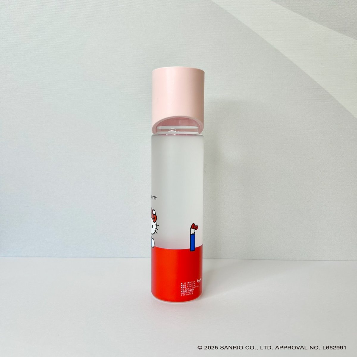 キャップ色：PINK】HELLO KITTY デザインオリジナルボトル「RED