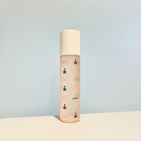 【名入れ不可】【キャップ色：WHITE】LOVOTコラボデザインボトルーリボン ピンクー・オルビスユーエッセンスローション詰め替えセット