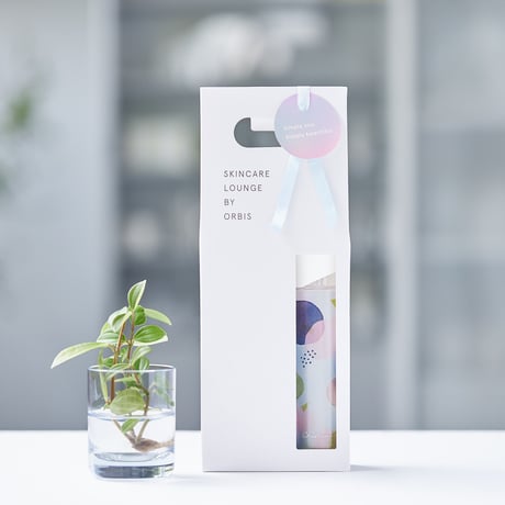 【キャップ：WHITE】オリジナルボトル Feel ・オルビスユーエッセンスローション詰め替えセット