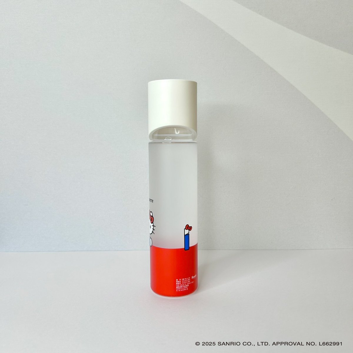 キャップ色：WHITE】HELLO KITTY デザインオリジナルボトル「RED