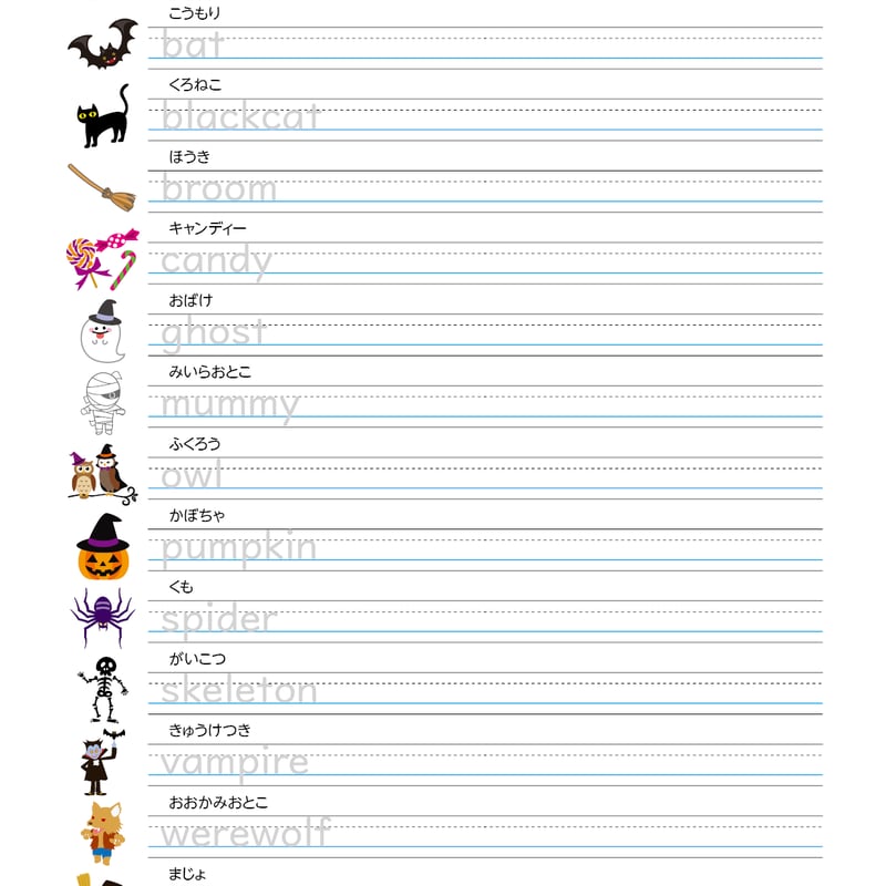 12 パンプキン アイロンプリントシート きのこ かぼちゃ パンプキン