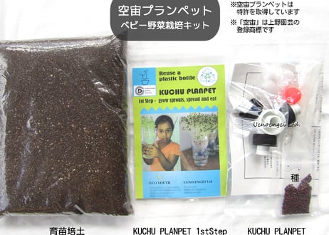 空宙®プランペット【ベビー野菜栽培キット：広島菜】