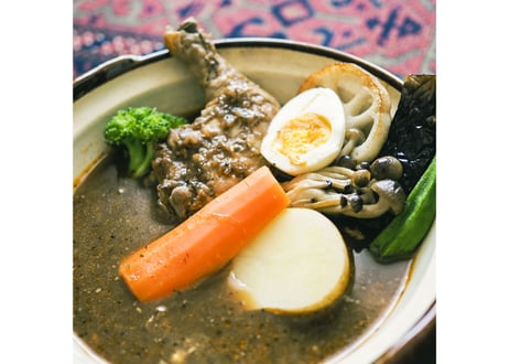 らっきょ　チキンスープカレー