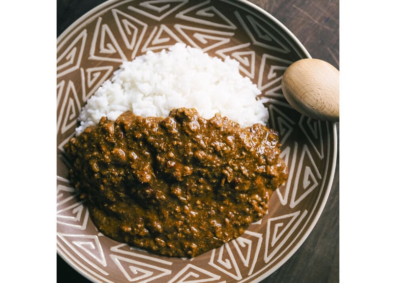 キーマカレーピンバッジ メール便送料無料 piwang 黒胡麻坦々キーマカレー 2個セット