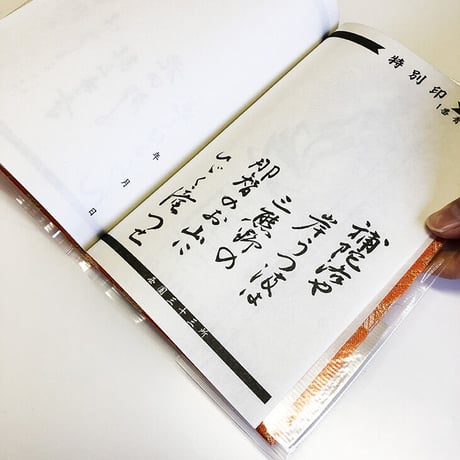 【西国33観音】納経帳（草創1300年記念版）鶴柄