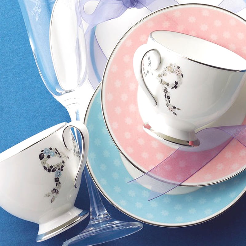 ナルミ　フェリシータ食器 ナルミ フェリシータ！ ペアコーヒーセット 8,800円 | 贈答品のまつや