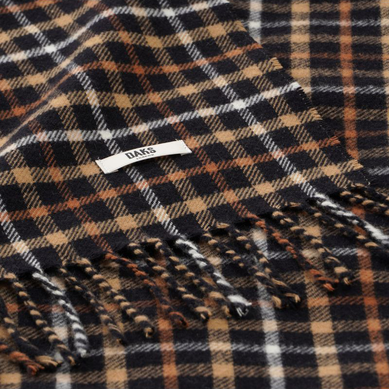 DAKS ダックス ウールひざ掛け (ブラック) 8,800円 | 贈答品のまつや