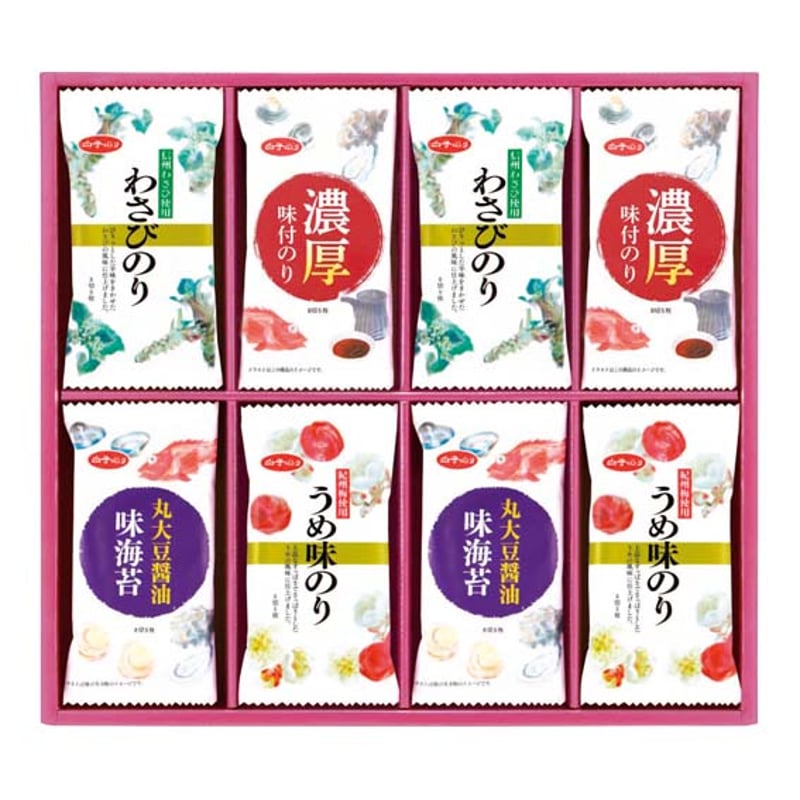 白子のり 味のり バラエティ 詰合せ 3,024円 | 贈答品のまつや