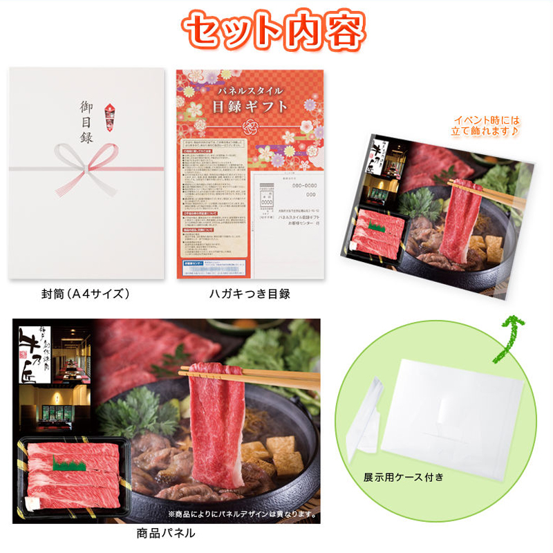 パネルスタイル 目録ギフト 3大銘柄牛焼肉セット 22,000円 | 贈答品の