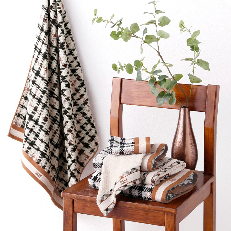 DAKS (ダックス) ダブルハウスチェック フェイスタオル2P 2,750円