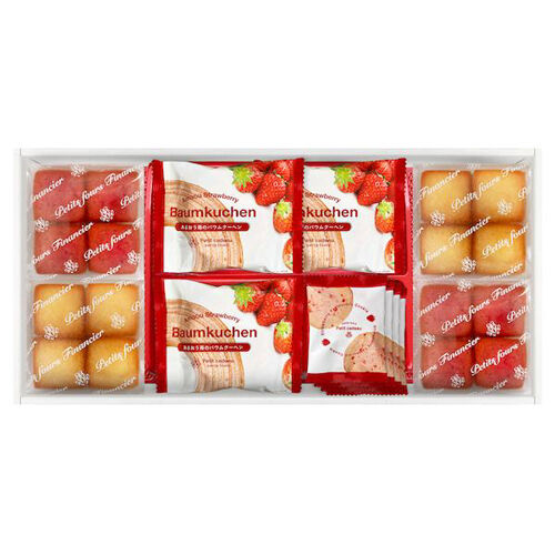 クレジェンテ♡ Cream 8本 あまおう苺 バウムクーヘン & プチフィナンシェ ギフトボックス
