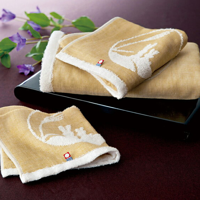 実写ビックタオル 福丸うさ 6枚セット 触れる和 月夜うさぎ 今治 フェイスタオル2P 2,200円 | 贈答品のまつや