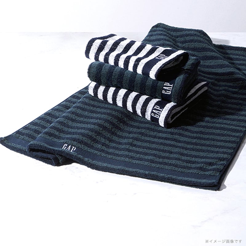タオルセット GAP HOME NEWボーダーギフト ウォッシュタオル 2P 1,650円