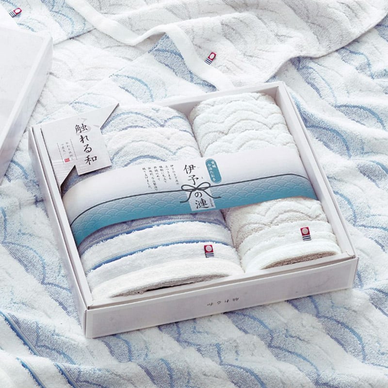 触れる和 伊予の漣 今治 タオルセット 7,700円 | 贈答品のまつや