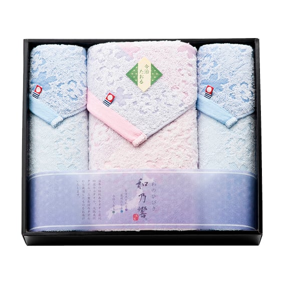 桜逸品 和乃響 今治タオルセット 5,500円 | 贈答品のまつや