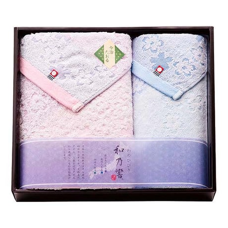 24 4304A 　 桜逸品 和乃響 今治タオルセット　4,400円