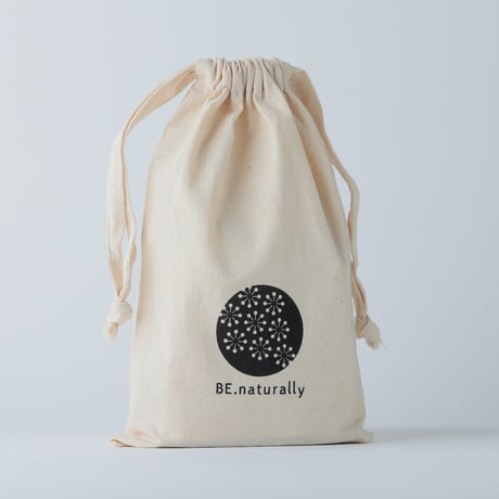 BE.naturallyオリジナルコットン巾着
