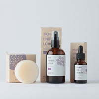 【送料無料】本質美肌研究所スキンケア３点SET（プラントオイルセラム＋ナチュラルソープバー＋スキンエナジーローション）