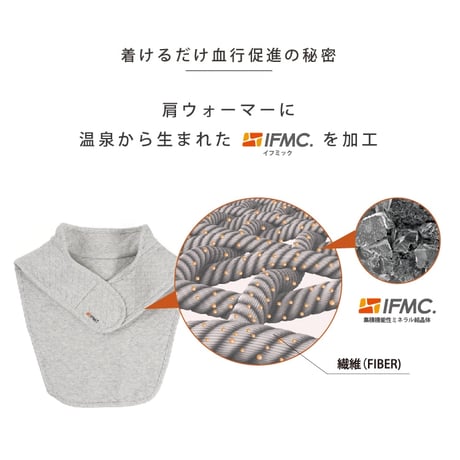 【7/16-27限定公開】IFMC.(イフミック)肩ウォーマー