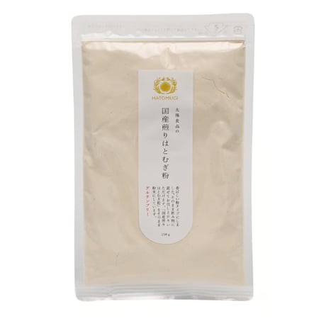 国産煎りはとむぎ粉