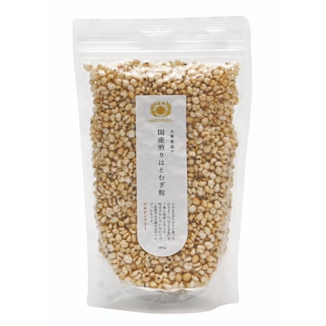 【お徳用サイズ】国産はとむぎほうじ粒 150g