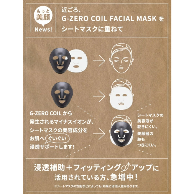 G-ZERO COIL ジーゼロコイル フェイシャルマスク | BE.naturally SHOP