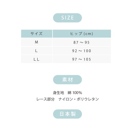 IFMC.(イフミック)安心ショーツ（1枚）