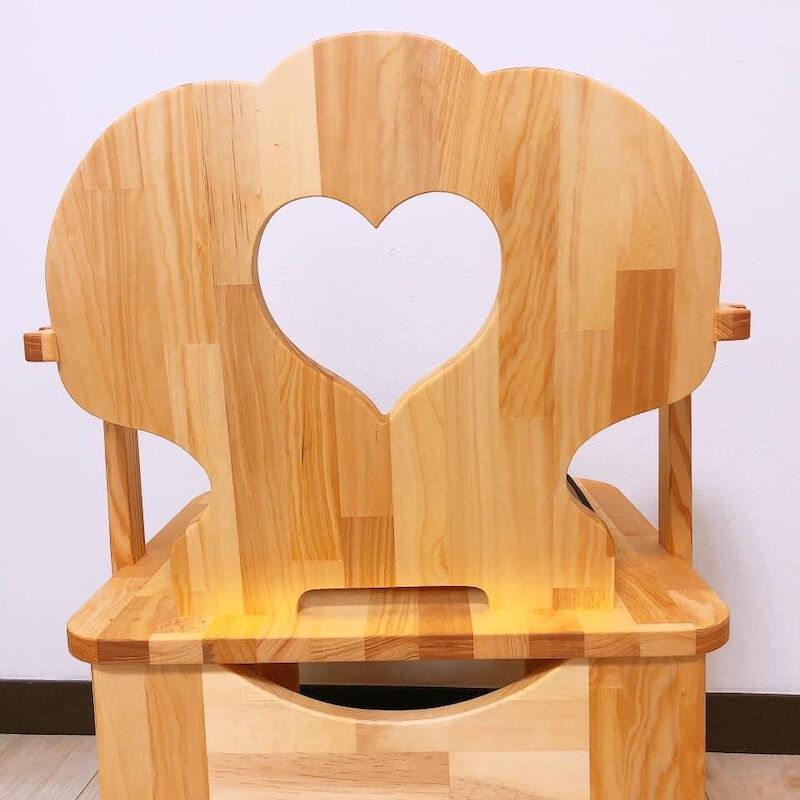 ハートの背もたれ肘付き究極のよもぎ蒸し椅子セット(付属品 ハートの背もたれ肘付き究極のよもぎ蒸し椅子セット(付属品