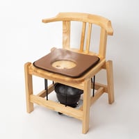 ハートの背もたれ肘付き究極のよもぎ蒸し椅子セット(付属品 ハートの背もたれ肘付き究極のよもぎ蒸し椅子セット(付属品
