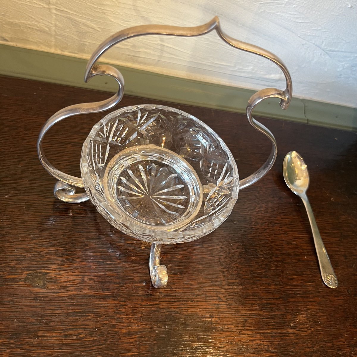【コバルトガラス ジャムポット】 イギリス ヴィンテージ ジャムスプーン付 fg171025.26-a_grande.jpg?v=