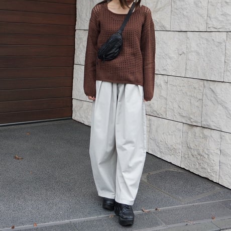 メッシュニットプルオーバー タンクトップセット