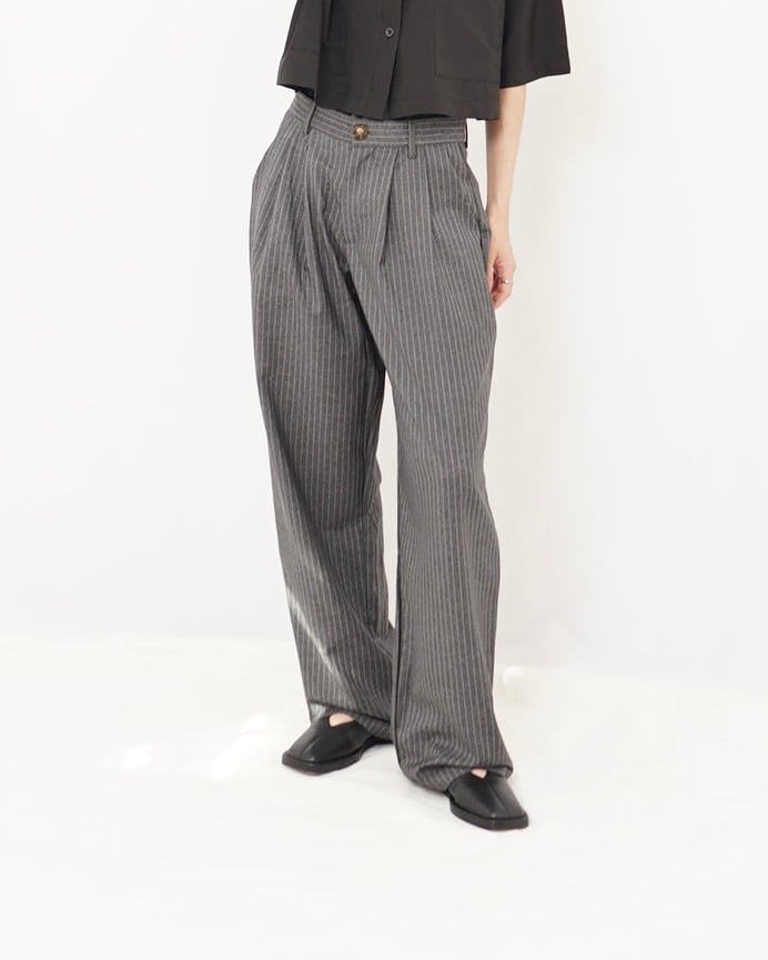 Double Diamond MOLE CLOTH ドット ストライプ パンツ fit=scale-down,w=1200