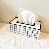 グラフチェックティッシュケース