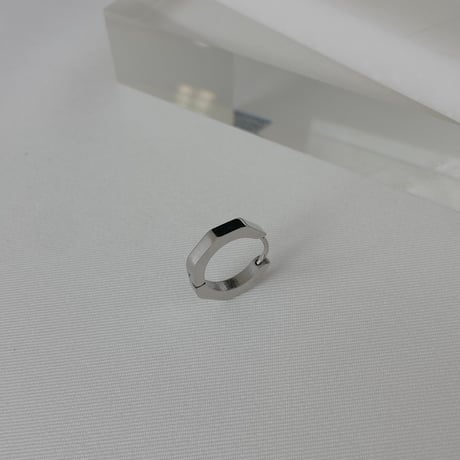 シルバーフープピアス（片耳用）