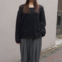 メッシュニットプルオーバー タンクトップセット