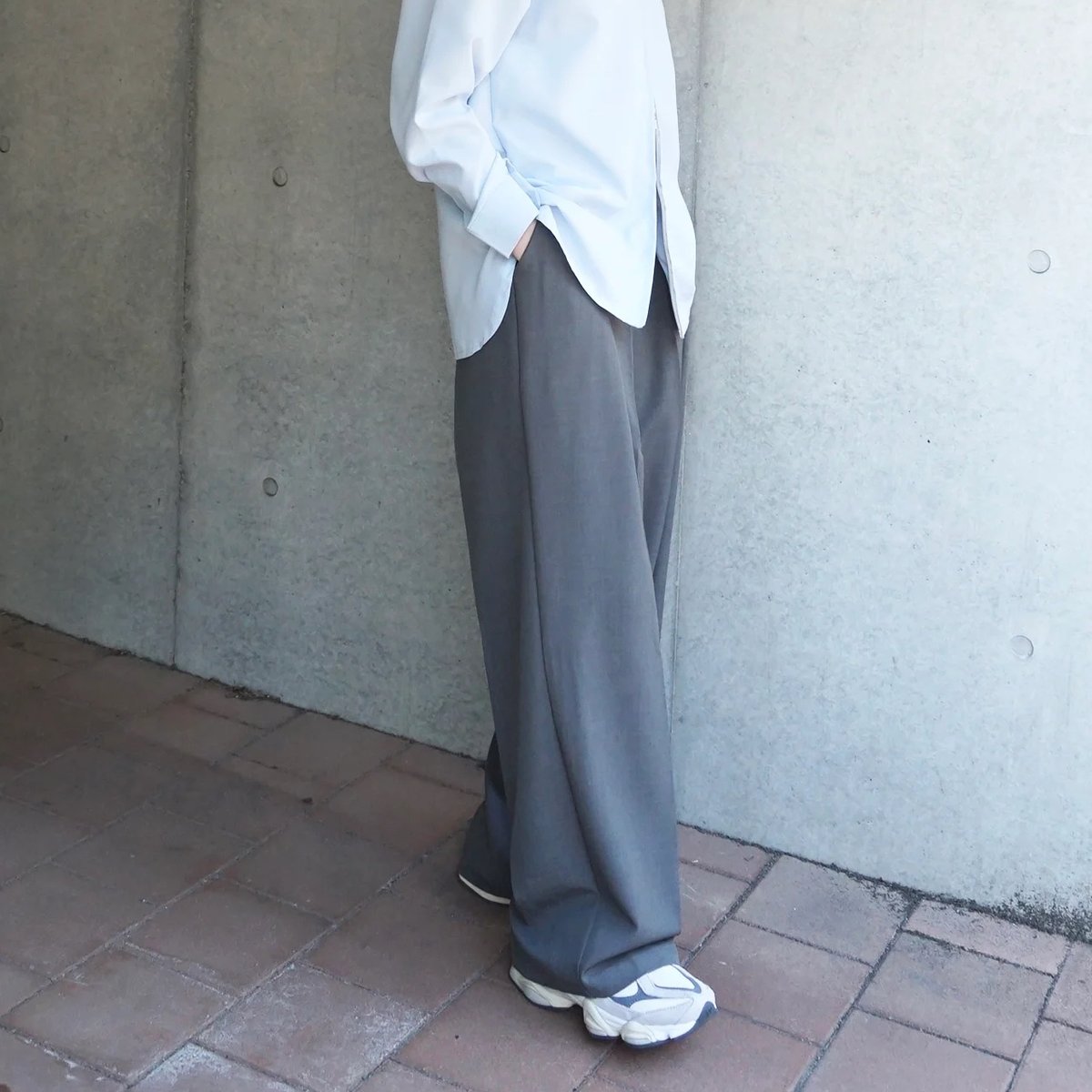 ボックスワイドタックパンツ | Alt due ボックスワイドタックパンツ | Alt due