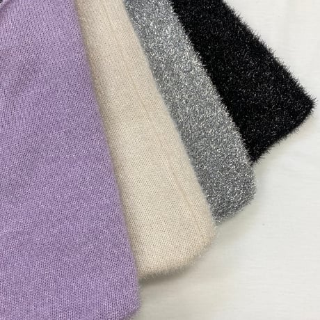 チャーム付きラメシャギートートバッグ