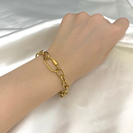 ゴールドチェーン ネックレス ブレスレットセット